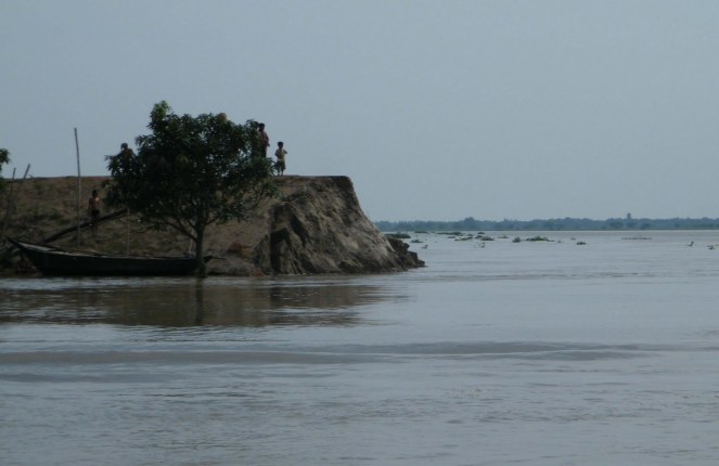 Erosion at Malda upstream Farakka Photo: Soumya Desarkar