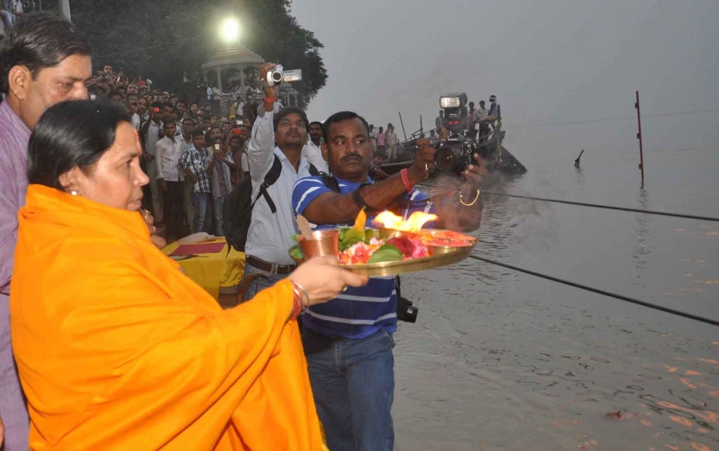 Union Water Resources Minister Sushri Uma Bharti at Ganga