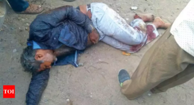 Nayan Kalola lying on ground after fatal attack in June 2018
